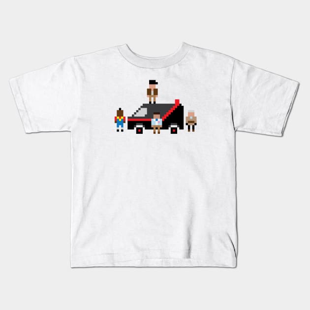 A Pixel Team Kids T-Shirt by monsieurgordon